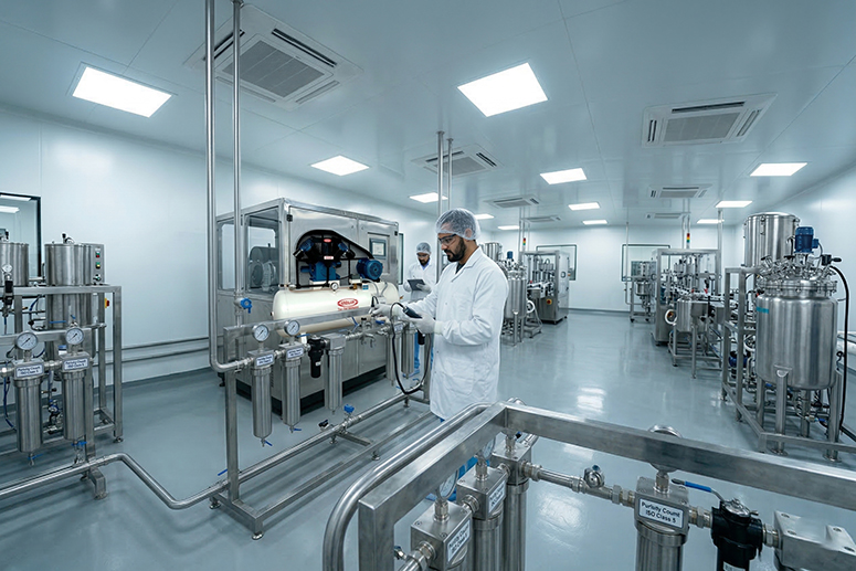 How Pharmaceutical Labs Are Reducing Contamination Risk with Sriram’s Oil-Free Compressors