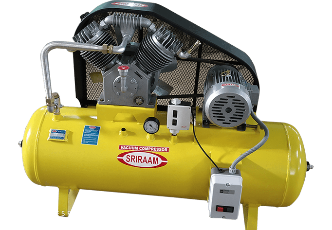 Vacuum Compressor by Sriram Air Compressors - High-Performance Vacuum Compressor from Trusted Manufacturers in Coimbatore for Industrial Applications.